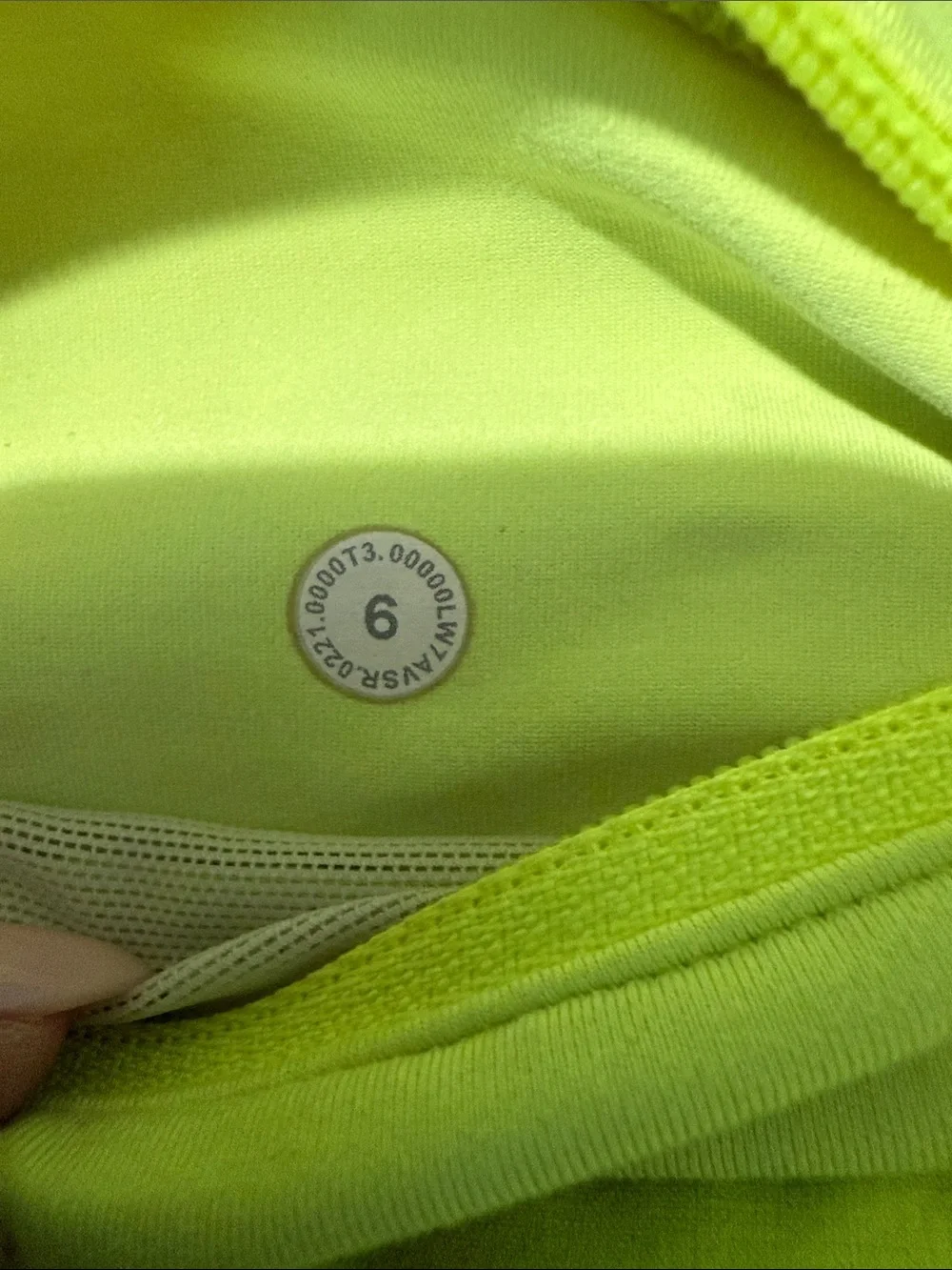lululemon athletica Neon Yellow Running Shorts
